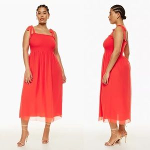 Aritzia Wilfred Sz Md Golden Hour Dress